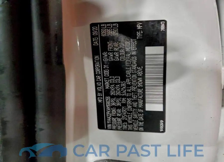 YV4A22PK4M1688356# 13
