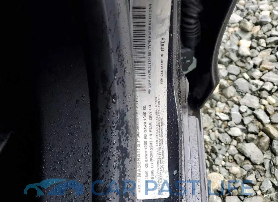 ZAM56YPL3J1291801# 12