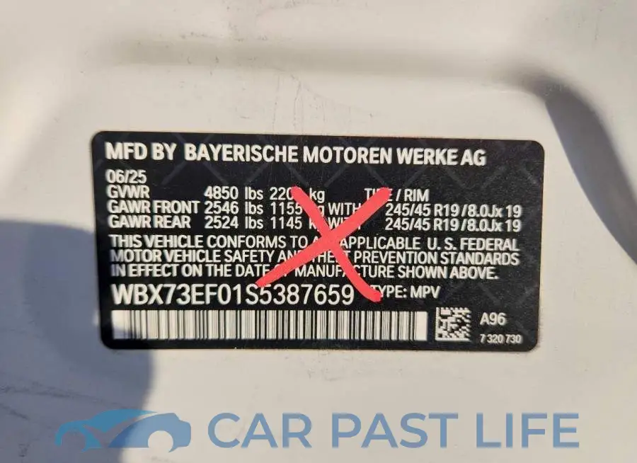WBX73EF01S5387659# 14