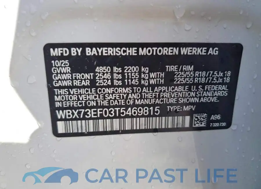 WBX73EF03T5469815# 13