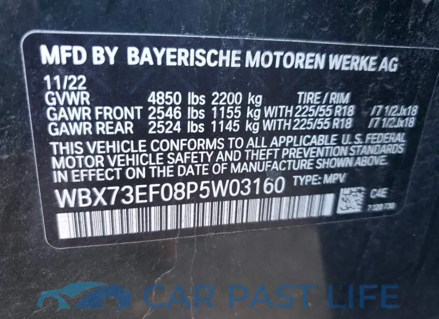 WBX73EF08P5W03160# 13