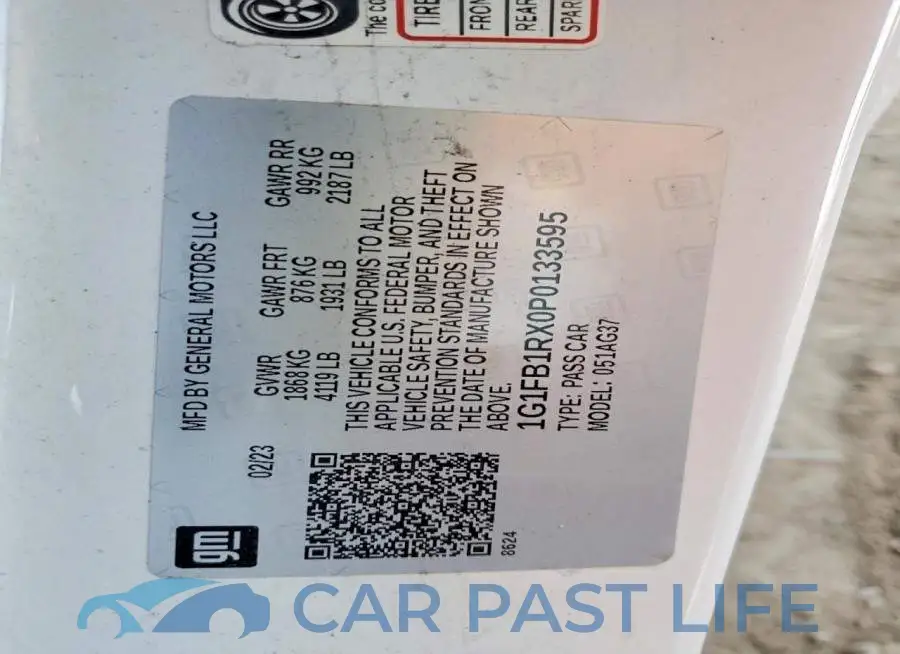 1G1FB1RX0P0133595# 13