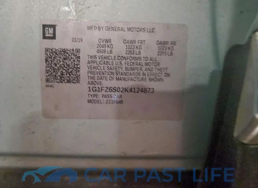 1G1FZ6S02K4124873# 12