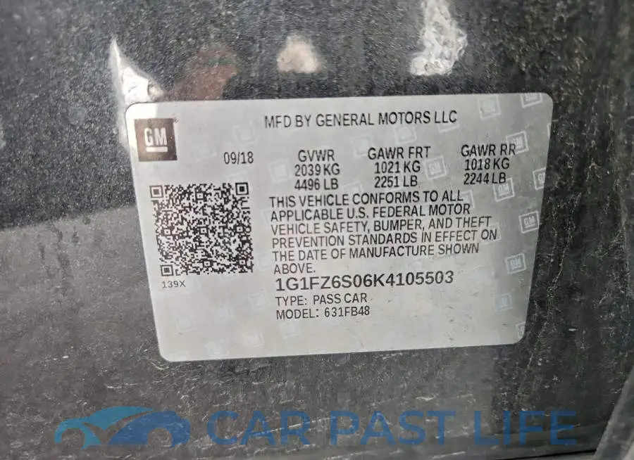 1G1FZ6S06K4105503# 12