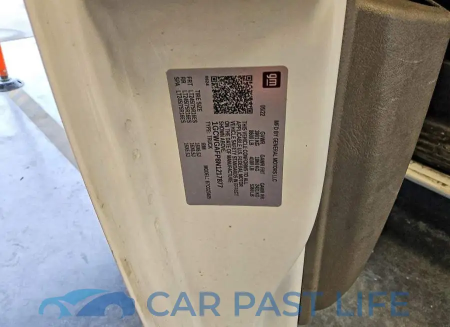 1GCWGAFP8N1217877# 13