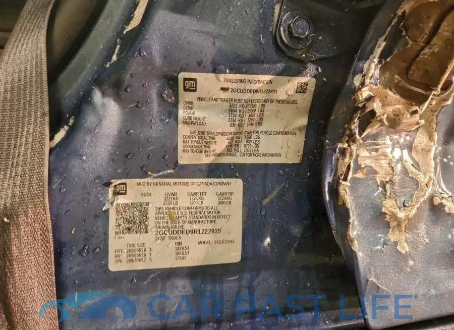 2GCUDDED9R1222935# 12