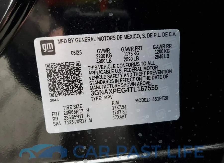 3GNAXPEG4TL167555# 13