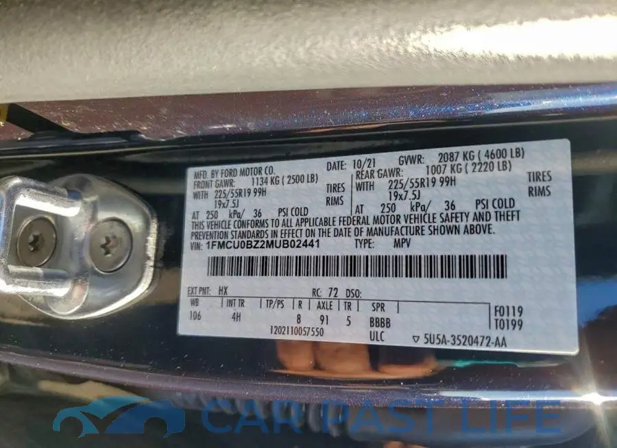 1FMCU0BZ2MUB02441# 13