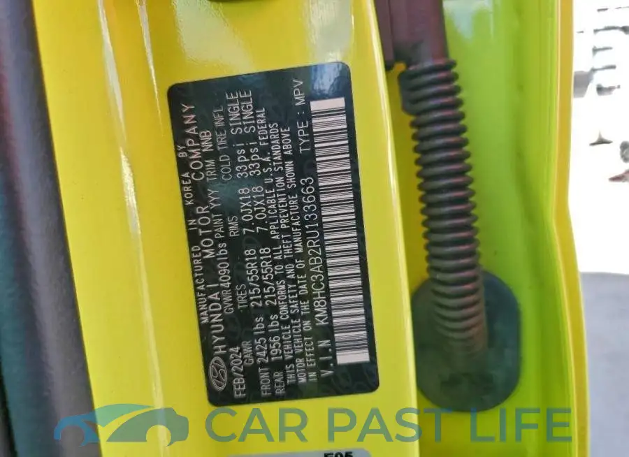 KM8HC3AB2RU133663# 13
