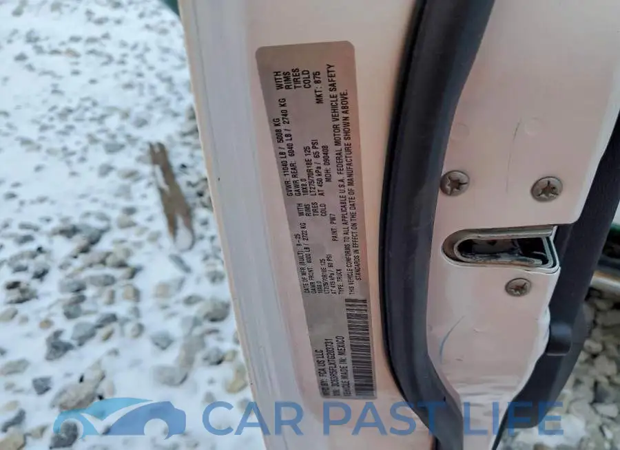 3C63R5FLXTG203731# 12