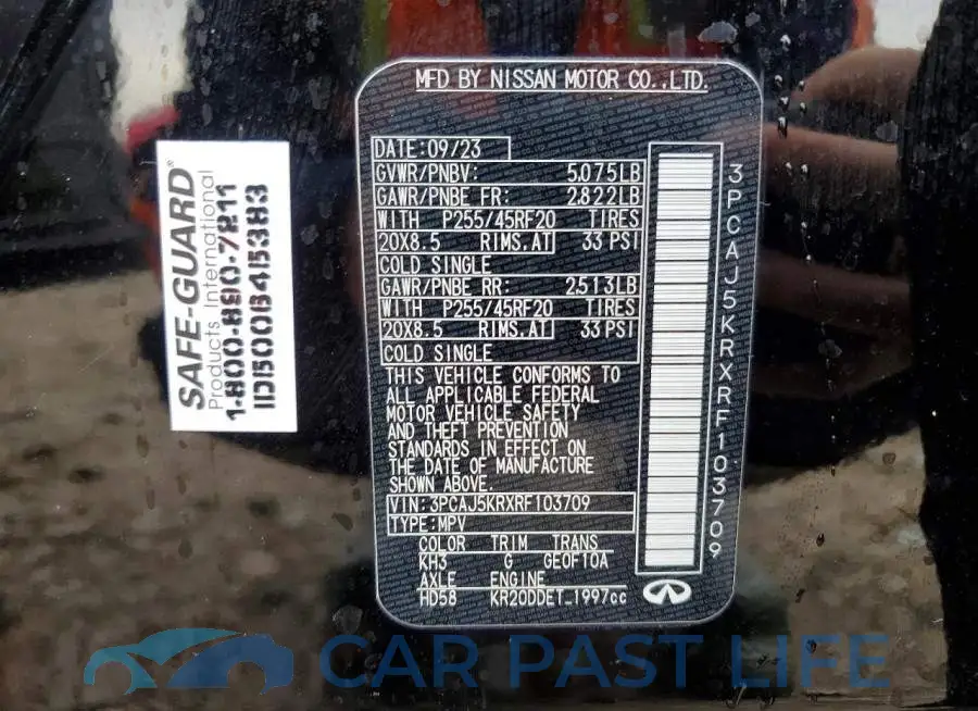 3PCAJ5KRXRF103709# 13