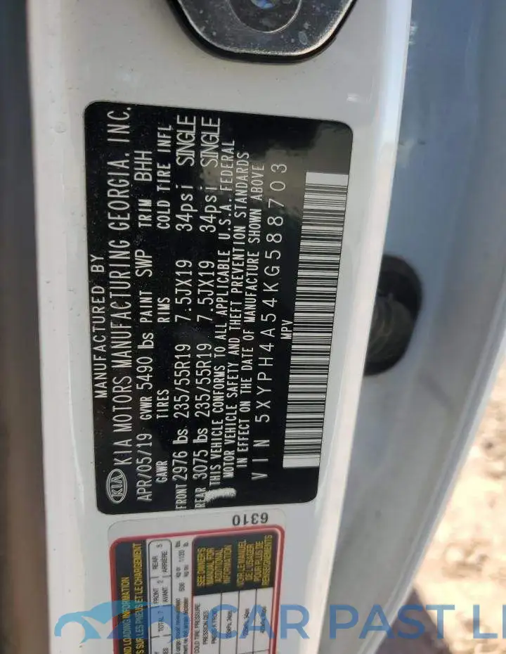 5XYPH4A54KG588703# 13