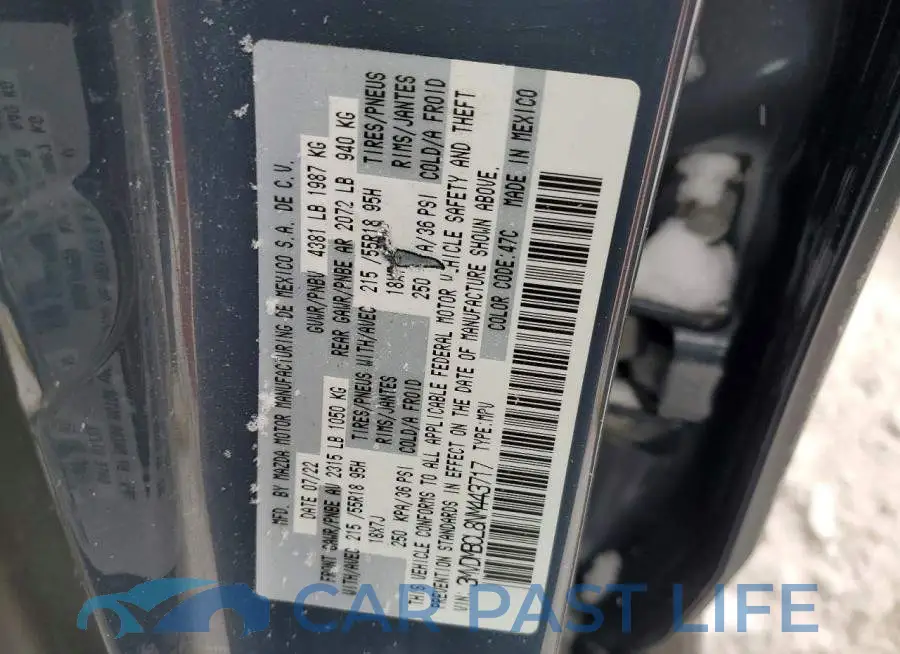 3MVDMBCL8NM443717# 13