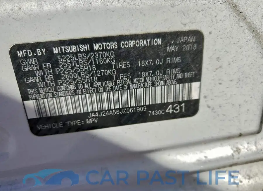 JA4J24A56JZ061909# 13