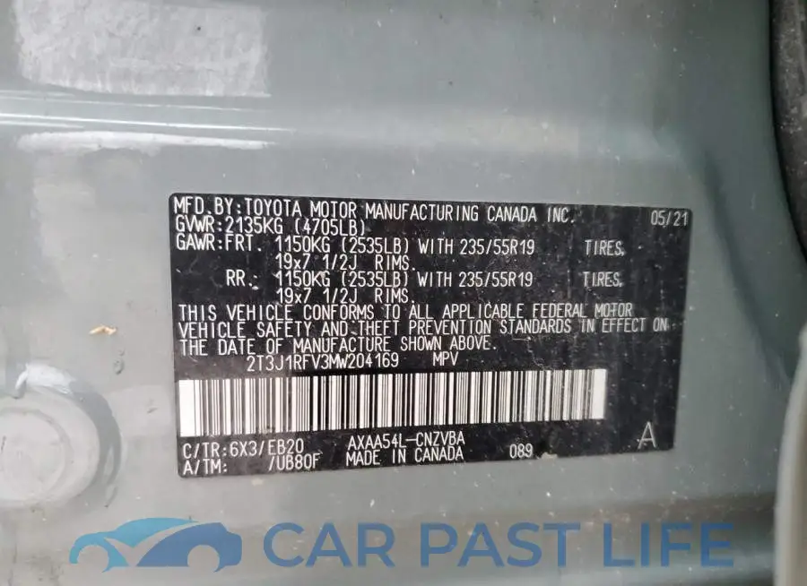 2T3J1RFV3MW204169# 13