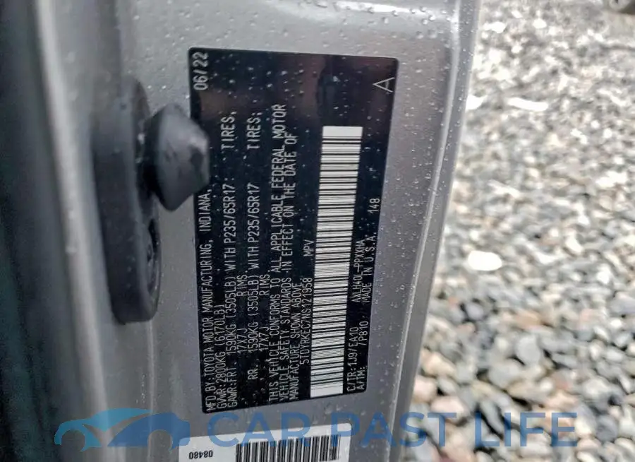 5TDYRKEC7NS121958# 13