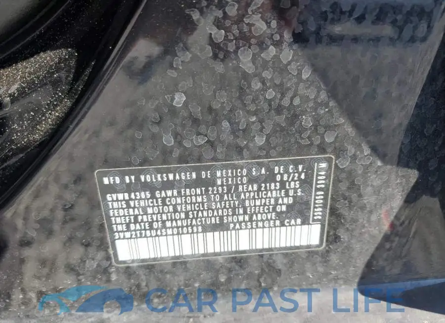 3VW2T7BU4SM010598# 12