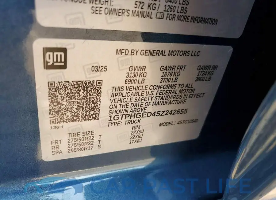1GTPHGED4SZ242655# 13