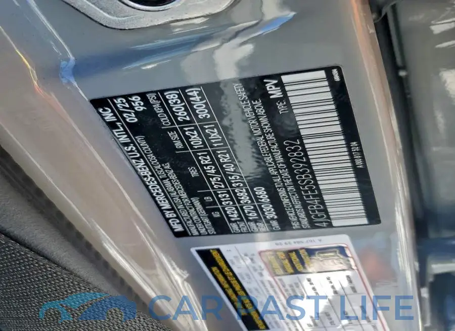 4JGFB4FE5SB392832# 13