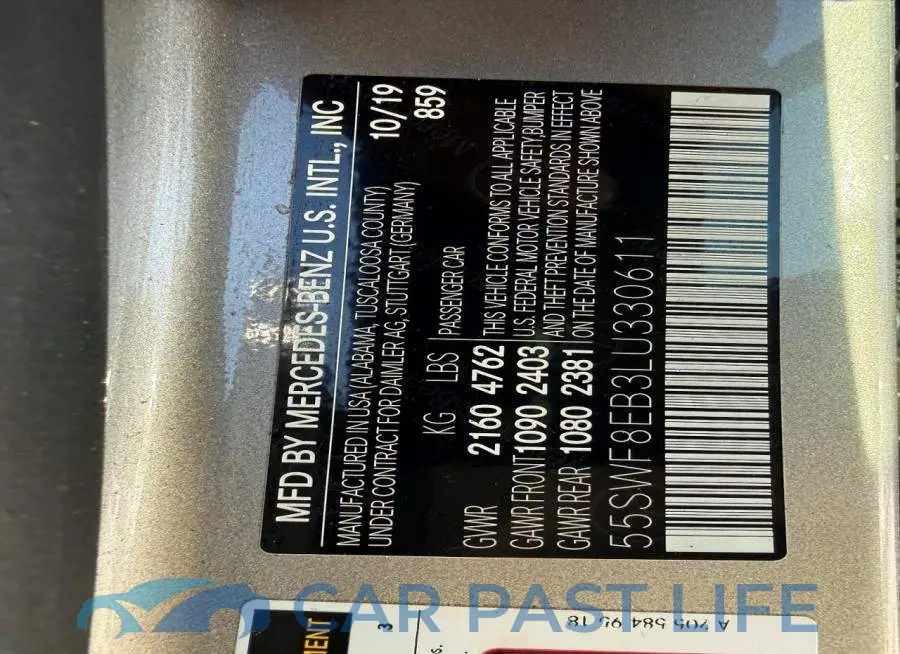 55SWF8EB3LU330611# 12