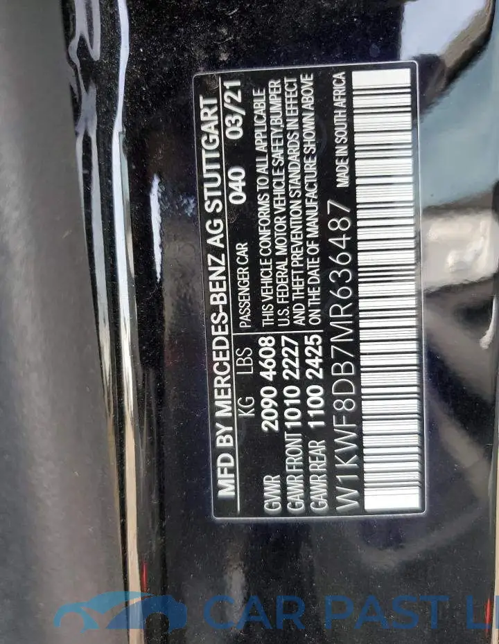 W1KWF8DB7MR636487# 12