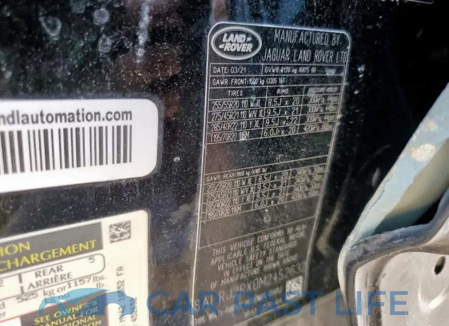 SALRJ2RX0M2452632# 14