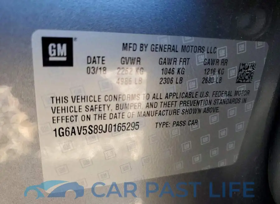 1G6AV5S89J0165295# 12