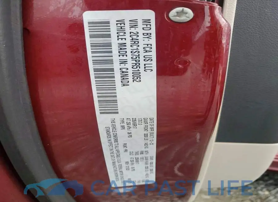 2C4RC1S75PR510052# 13