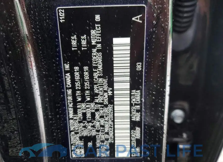 2T2ADCEZ2PC002992# 13