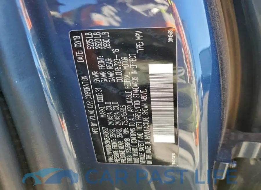 LYV102DK8KB340837# 13