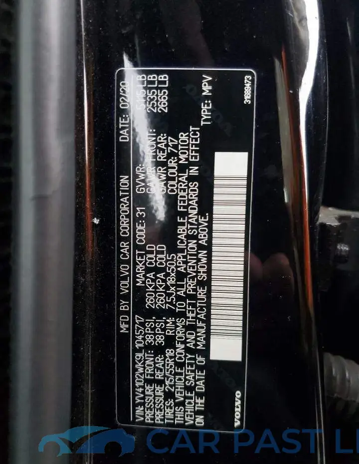 YV4102WK9L1045717# 13