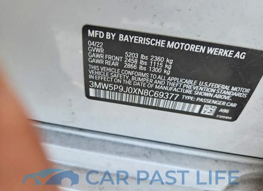 3MW5P9J0XN8C69377# 12
