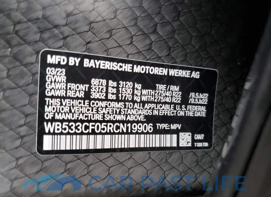 WB533CF05RCN19906# 14