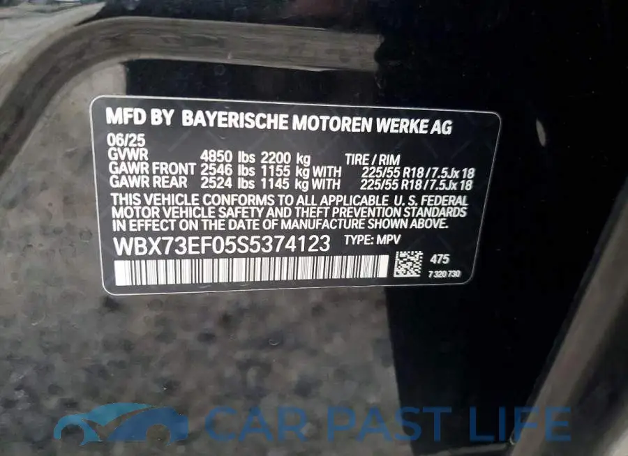 WBX73EF05S5374123# 13
