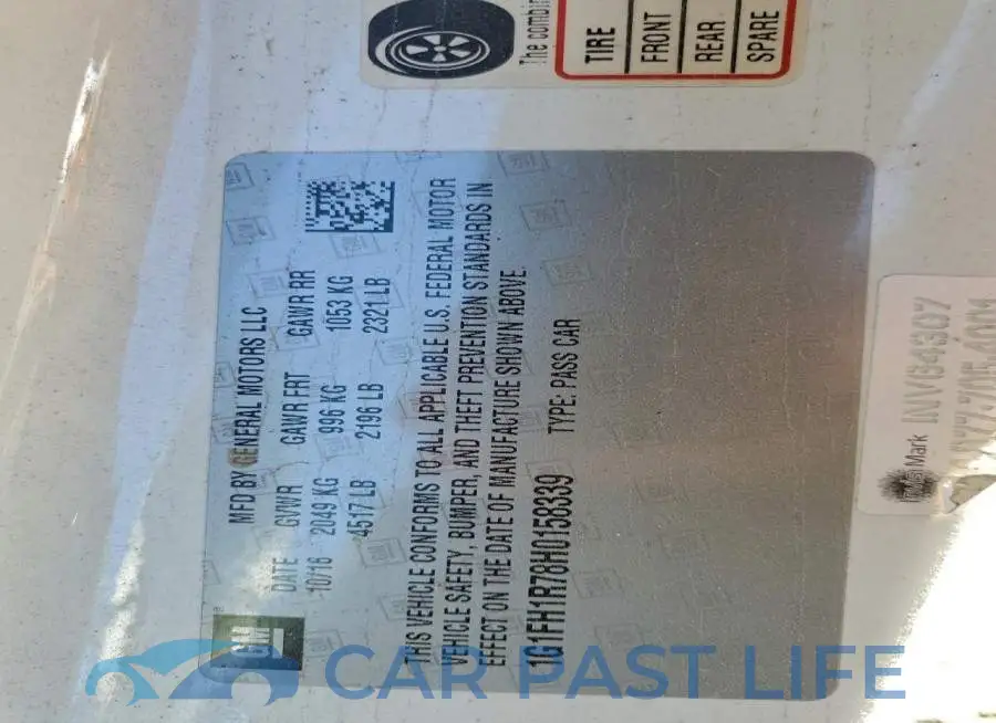 1G1FH1R78H0158339# 13