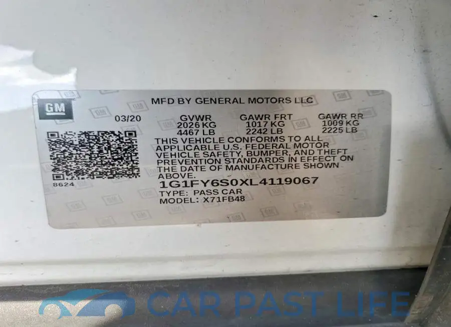 1G1FY6S0XL4119067# 13