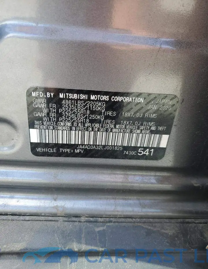 JA4AD3A32LJ001825# 13