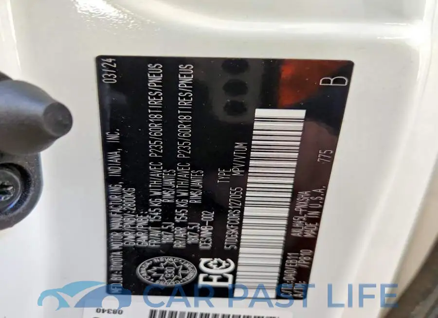 5TDGSKFC0RS127055# 14