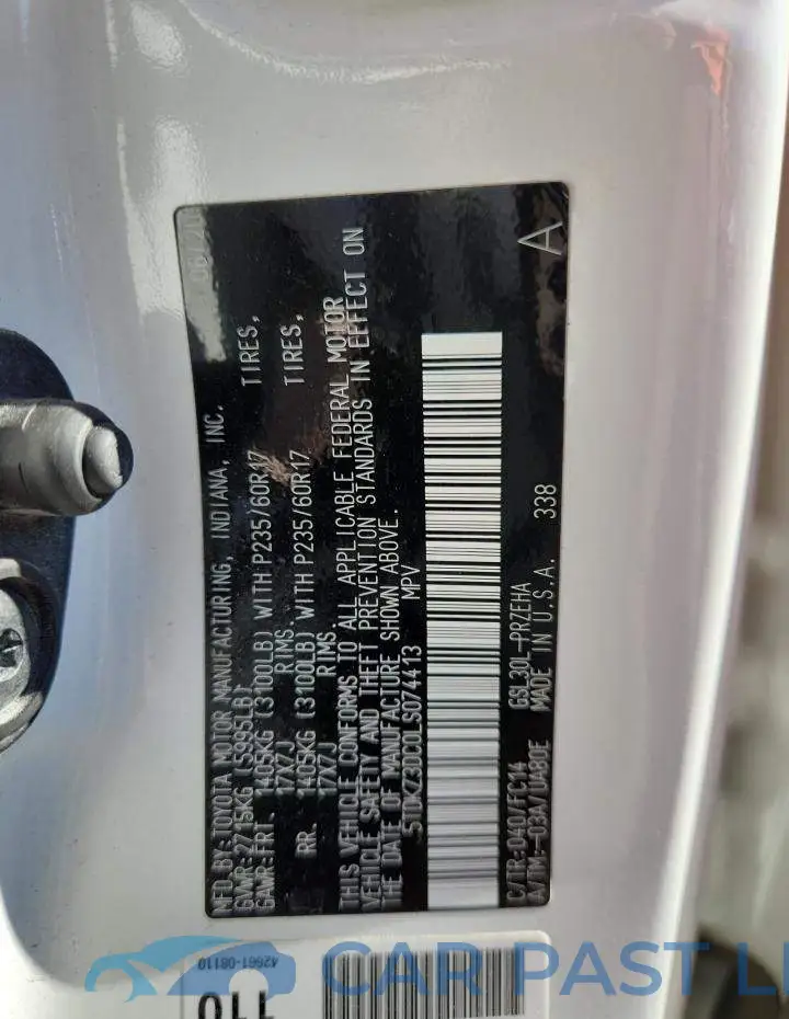 5TDKZ3DC0LS074413# 13