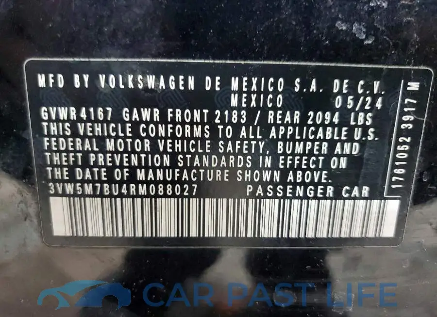 3VW5M7BU4RM088027# 12