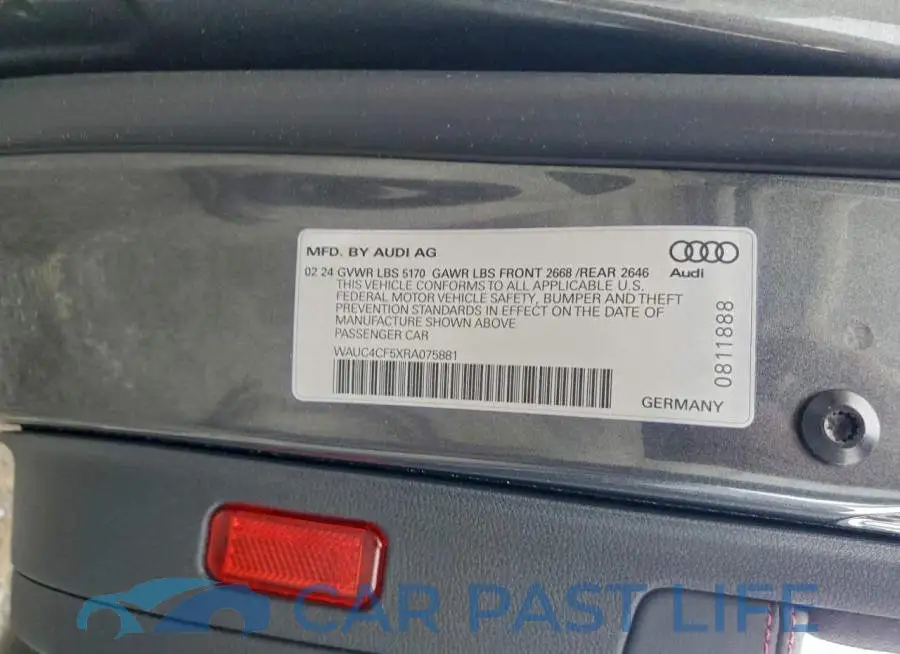 WAUC4CF5XRA075881# 12
