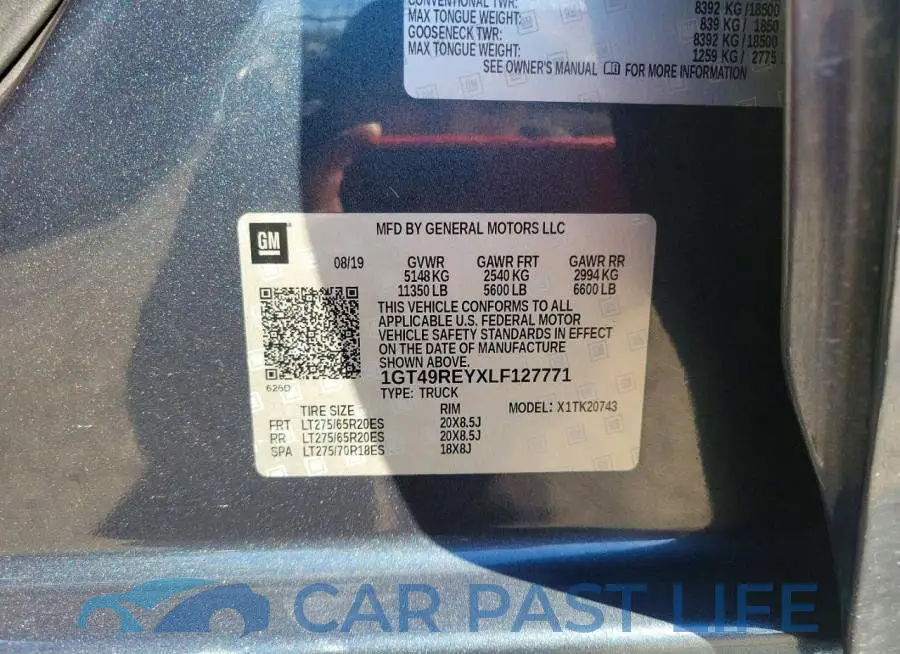 1GT49REYXLF127771# 10