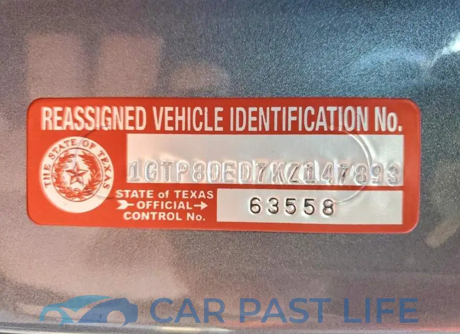 1GTP8DED7KZ147893# 12