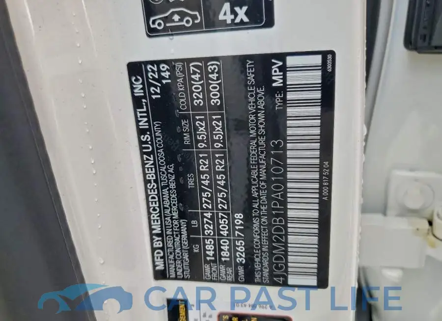 4JGDM2DB1PA010713# 13