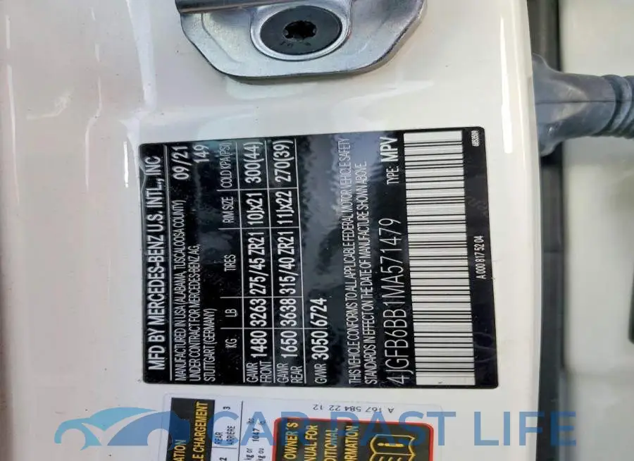 4JGFB6BB1MA571479# 13