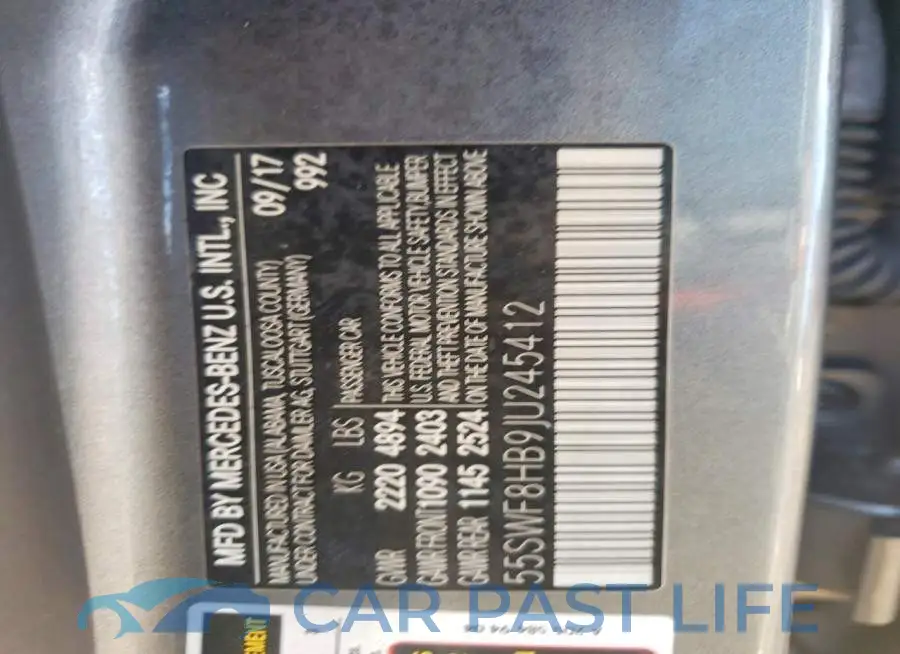 55SWF8HB9JU245412# 13