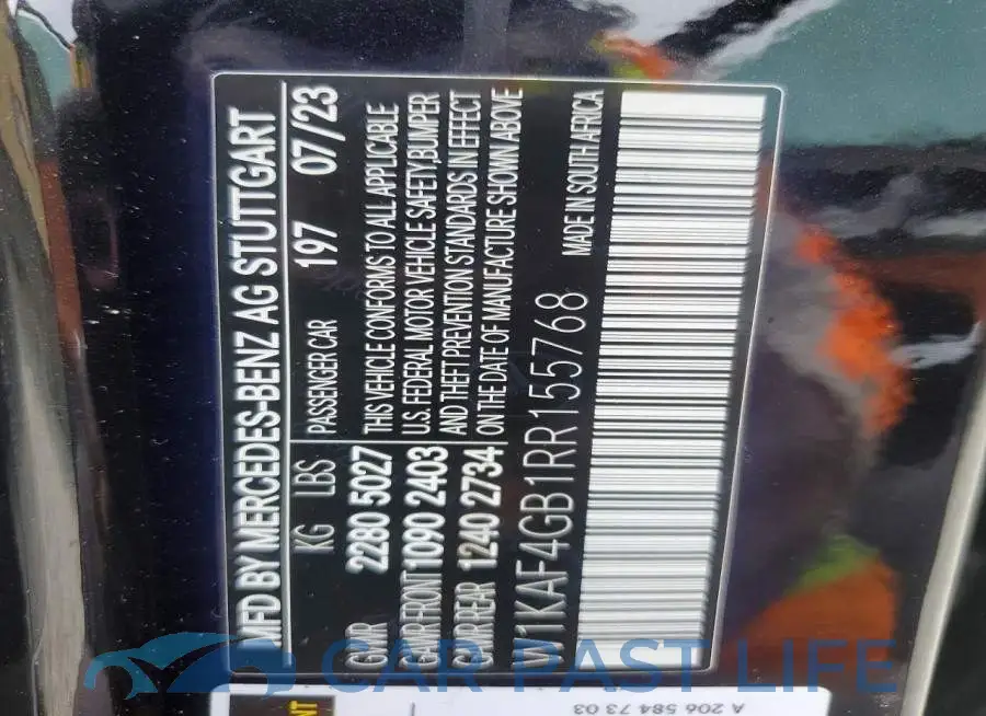 W1KAF4GB1RR155768# 12