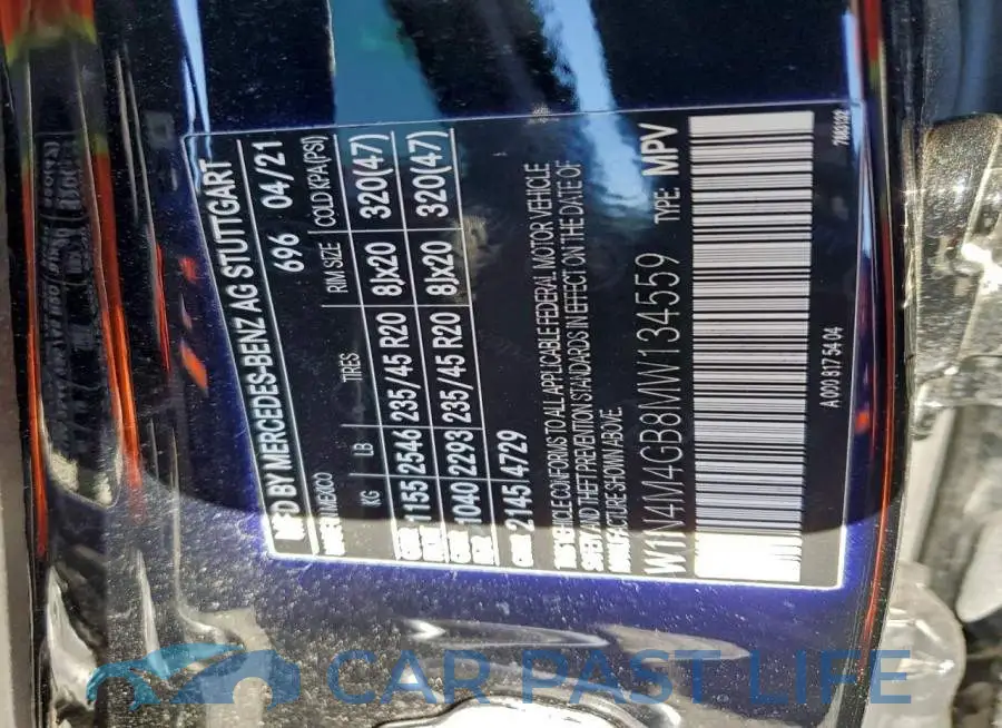 W1N4M4GB8MW134559# 13