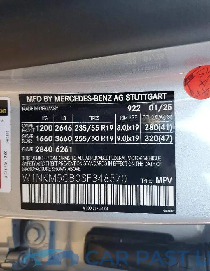 W1NKM5GB0SF348570# 14