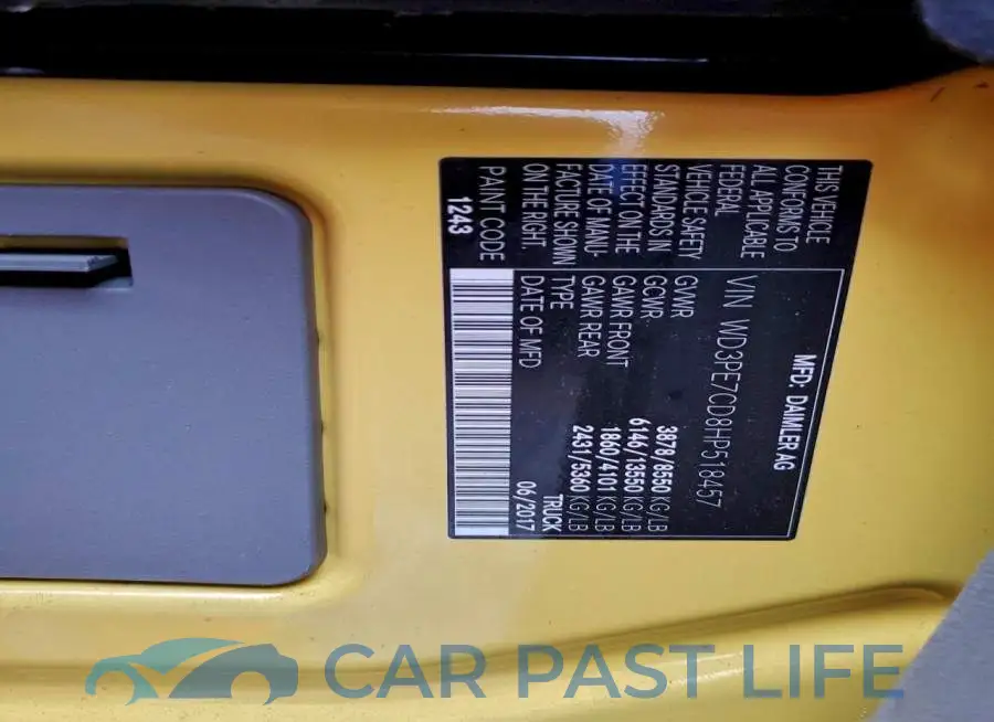 WD3PE7CD8HP518457# 13